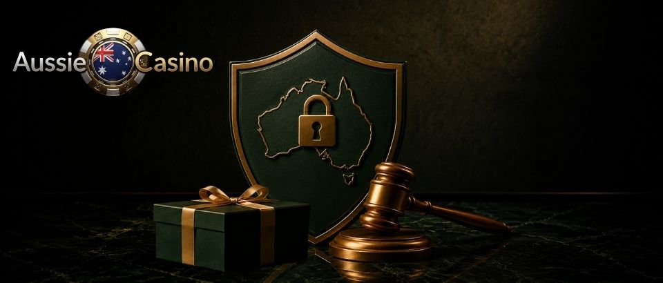 gavel representing safe no deposit casinos in Australia