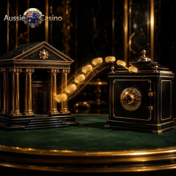 Bank transfer payment for an online casino