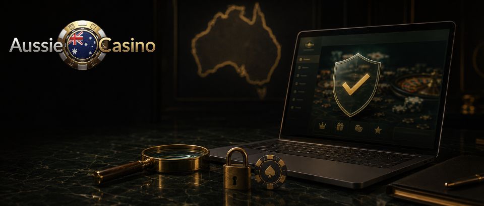 Casino security shield with Australia map